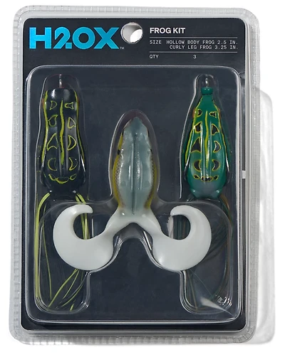 H2OX 3-Piece Frog Bait Kit