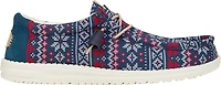 HEYDUDE Men's Wally Fairisle Sweater Slip-on Shoes