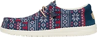 HEYDUDE Men's Wally Fairisle Sweater Slip-on Shoes