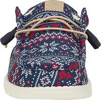 HEYDUDE Men's Wally Fairisle Sweater Slip-on Shoes