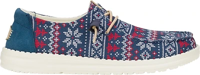HEYDUDE Women's Fairisle Sweater Slip-on Shoes