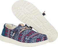 HEYDUDE Women's Fairisle Sweater Slip-on Shoes