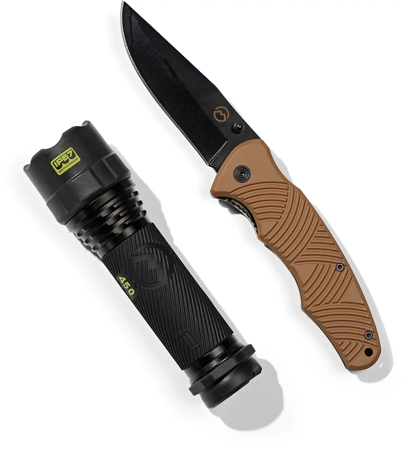 Magellan Outdoors Flashlight and Knife Holiday Kit