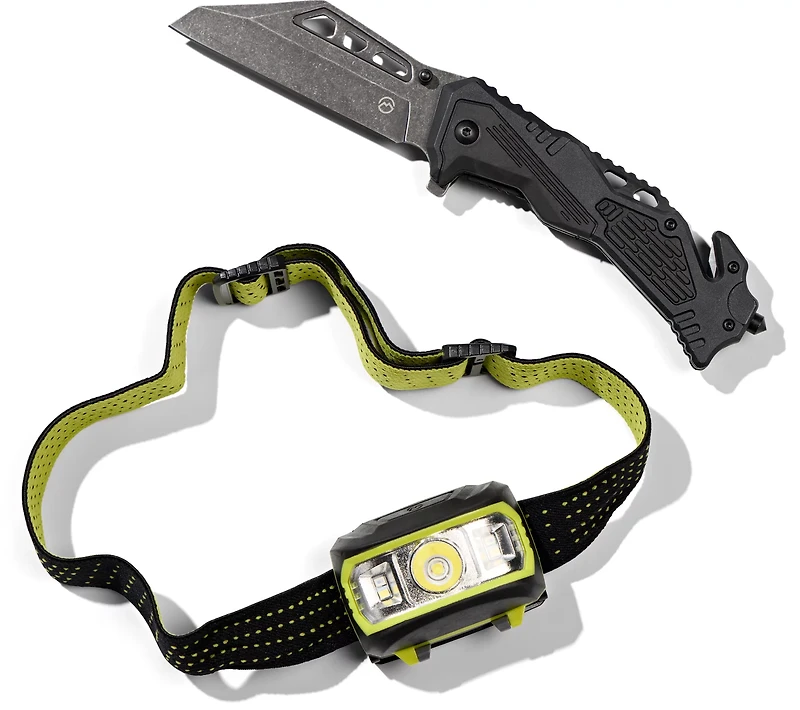 Magellan Outdoors Knife and Headlamp Holiday Kit
