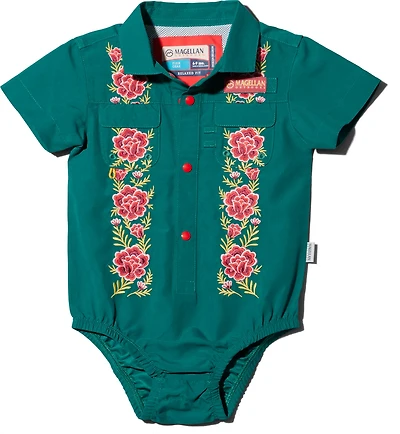 Magellan Outdoors Infant Boys' Laguna Madre Flores Onesie