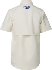 Magellan Outdoors Boys' Laguna Madre Talavera Azul Button Down Shirt