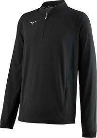 Mizuno Adults' Game Time Long Sleeve Baseball Hitting Jacket