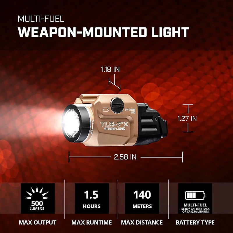 Streamlight TLR-7X Flex 500L Handgun Light
