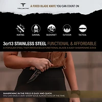 Takumitak Heat 3cr13 Fixed Blade Knife