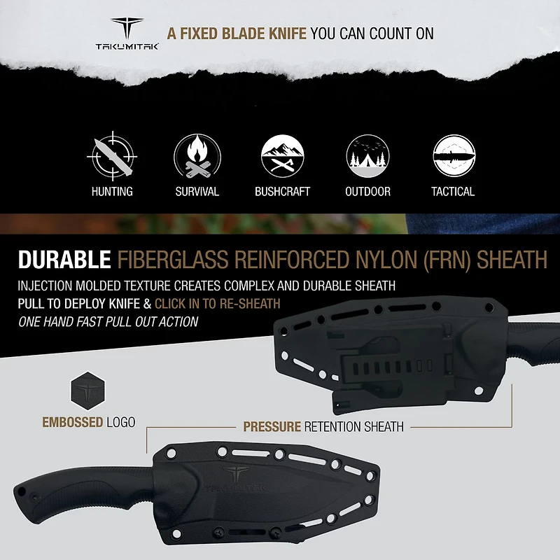 Takumitak Fit 3cr13 Fixed Blade Knife