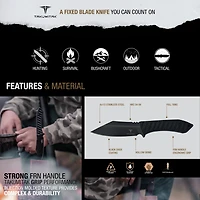 Takumitak ASYM 3cr13 Fixed Blade Knife