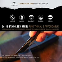 Takumitak Utility 3cr13 Fixed Blade Knife