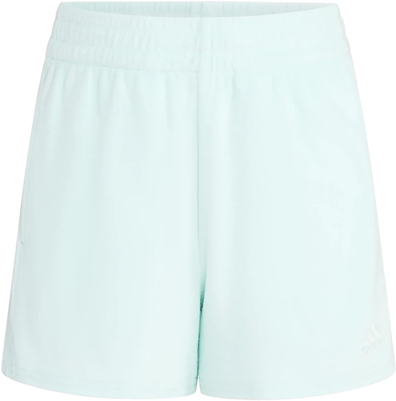 adidas Girls' All Day Terry Cloth Shorts