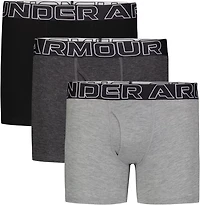 Under Armour Boys' Performance Cotton 3 Pack Boxer Set