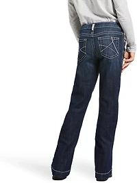 Ariat Girls' Trouser Mid Rise Stretch Ella Wide Leg Jean
