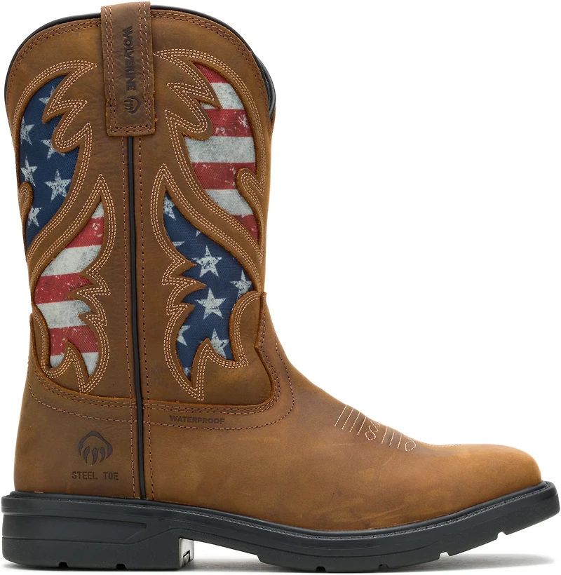 Wolverine Men's Rancher Flag ST Work Boots