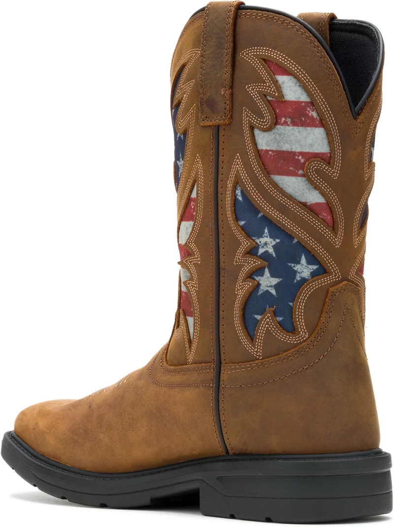 Wolverine Men's Rancher Flag ST Work Boots