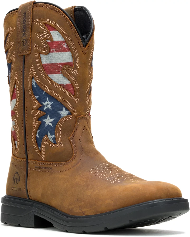Wolverine Men's Rancher Flag ST Work Boots