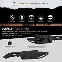 Takumitak Unhinged D2 Fixed Blade Knife