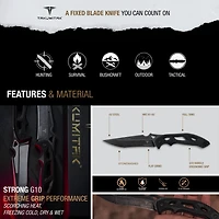 Takumitak Unhinged D2 Fixed Blade Knife