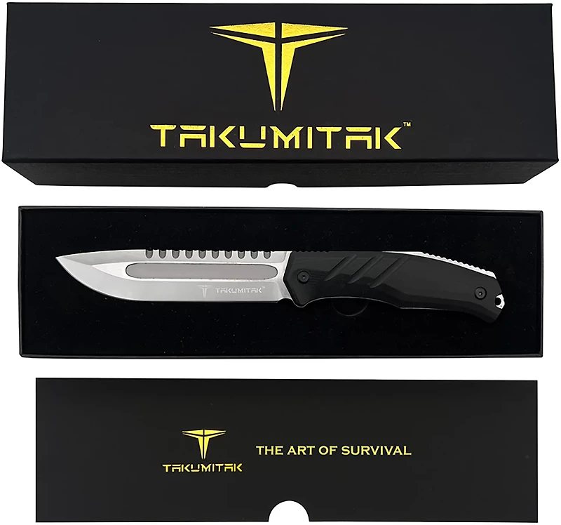 Takumitak Exit Point D2 Fixed Blade Knife
