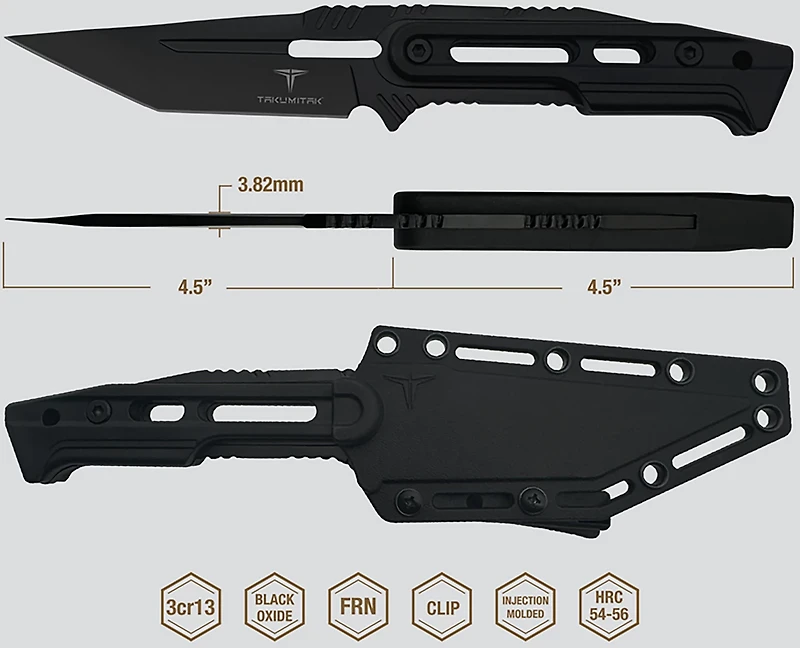 Takumitak Heat 3cr13 Fixed Blade Knife