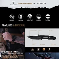 Takumitak Heat 3cr13 Fixed Blade Knife