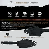 Takumitak Twisted 3cr13 Fixed Blade Knife