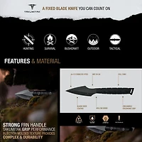 Takumitak Twisted 3cr13 Fixed Blade Knife