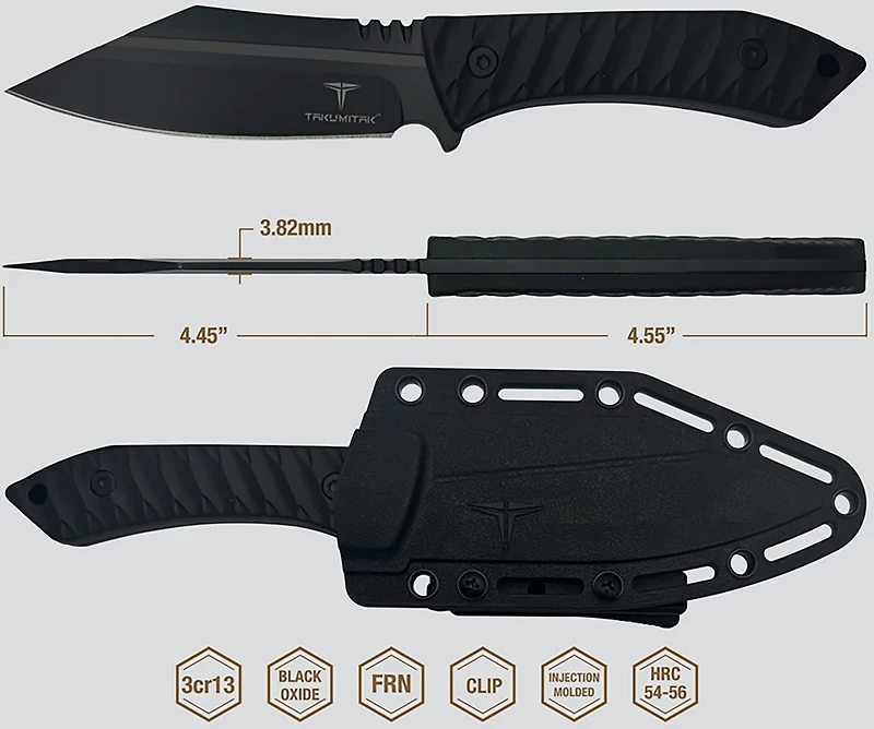 Takumitak ASYM 3cr13 Fixed Blade Knife