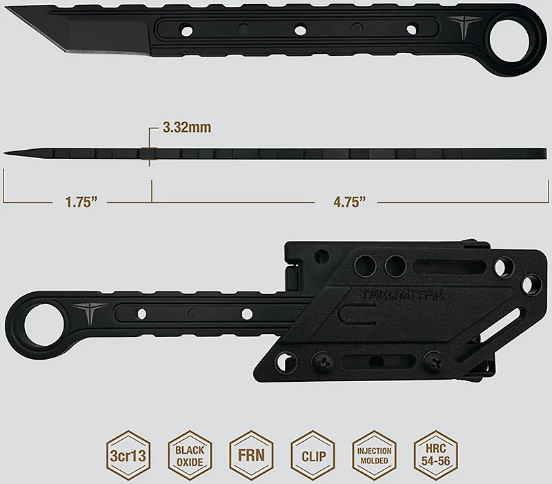 Takumitak Utility 3cr13 Fixed Blade Knife