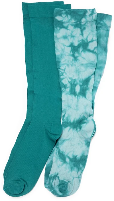 Muk Luks Women's Compression Calf Socks 2 Pack