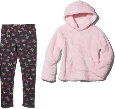 BCG Girls' (4-6X) Sherpa Hoody 2 Piece Set