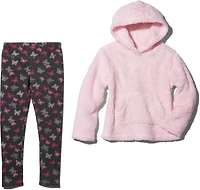 BCG Girls' (4-6X) Sherpa Hoody 2 Piece Set