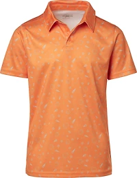 BCG Boys' Golf Print Sport Polo Shirt
