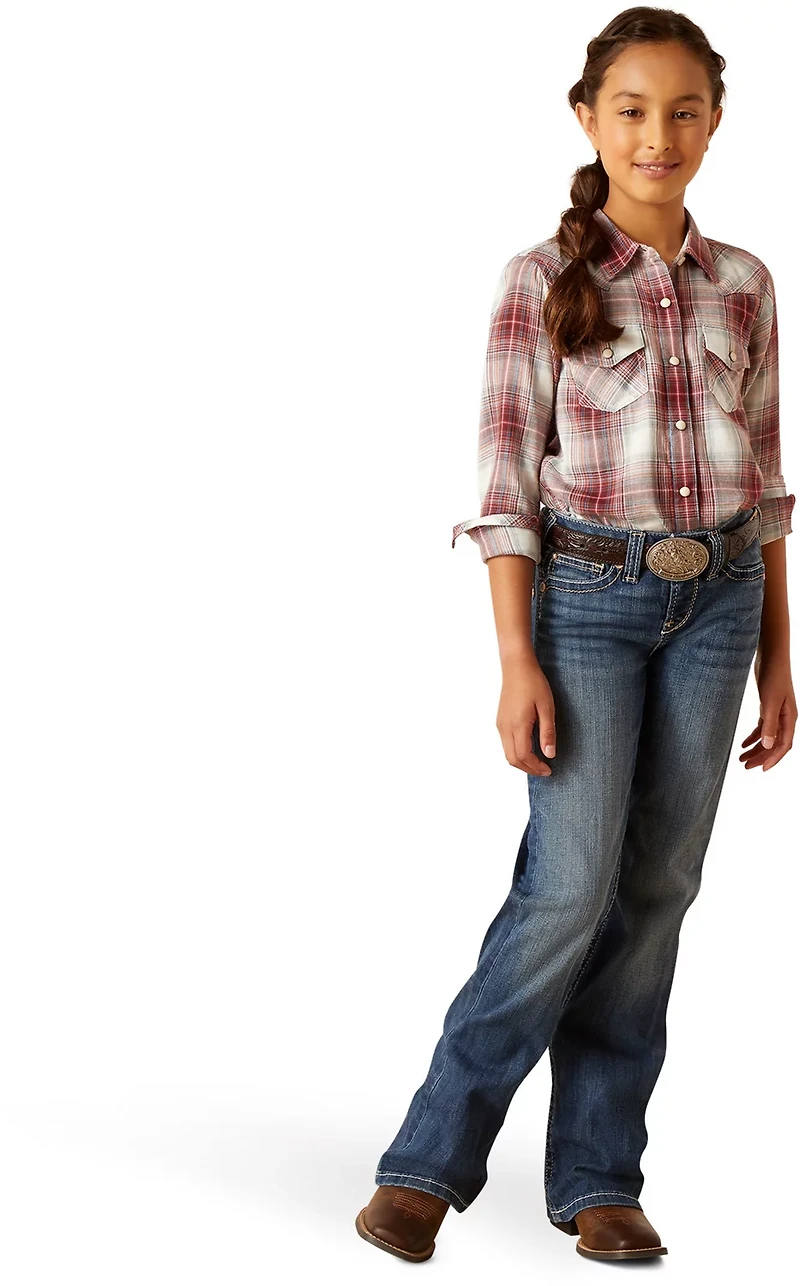 Ariat Girls' Afternoon Long Sleeve Shirt