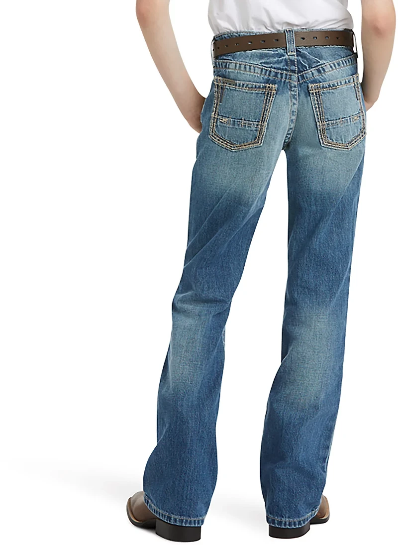 Ariat Boys' B4 Relaxed Boundary Boot Cut Jean