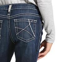 Ariat Girls' Trouser Mid Rise Stretch Ella Wide Leg Jean