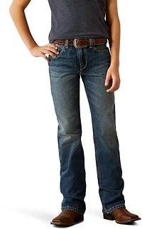 Ariat Boys' B4 Relaxed Kelvin Boot Cut Jean