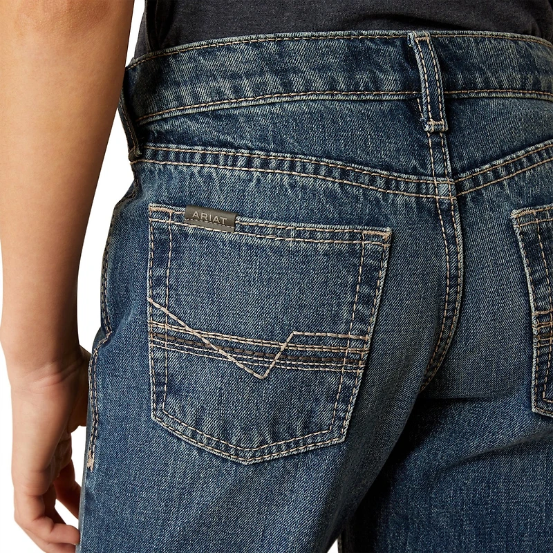 Ariat Boys' B4 Relaxed Kelvin Boot Cut Jean