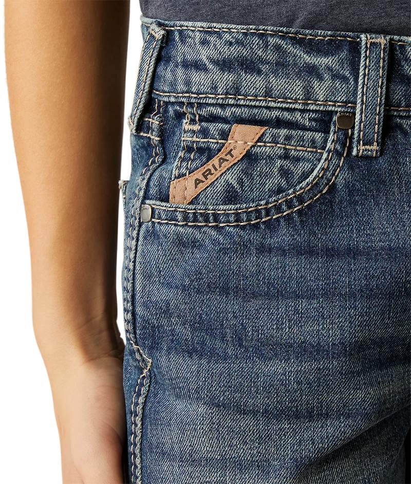 Ariat Boys' B4 Relaxed Kelvin Boot Cut Jean