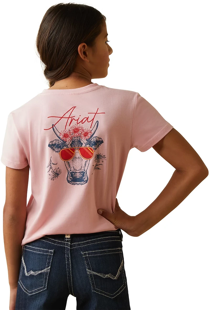 Ariat Girls' R.E.A.L Cool Cow Tee