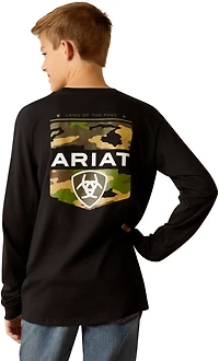 Ariat Boys' Lotf Camo Shield Tee