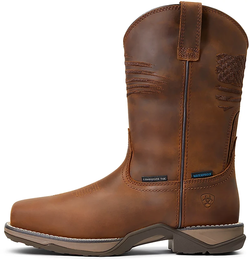 Ariat Women's Anthem Patriot WP Composite Toe Work Boots