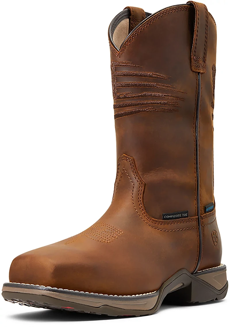 Ariat Women's Anthem Patriot WP Composite Toe Work Boots