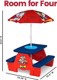 Delta Children Paw Patrol Picnic Table