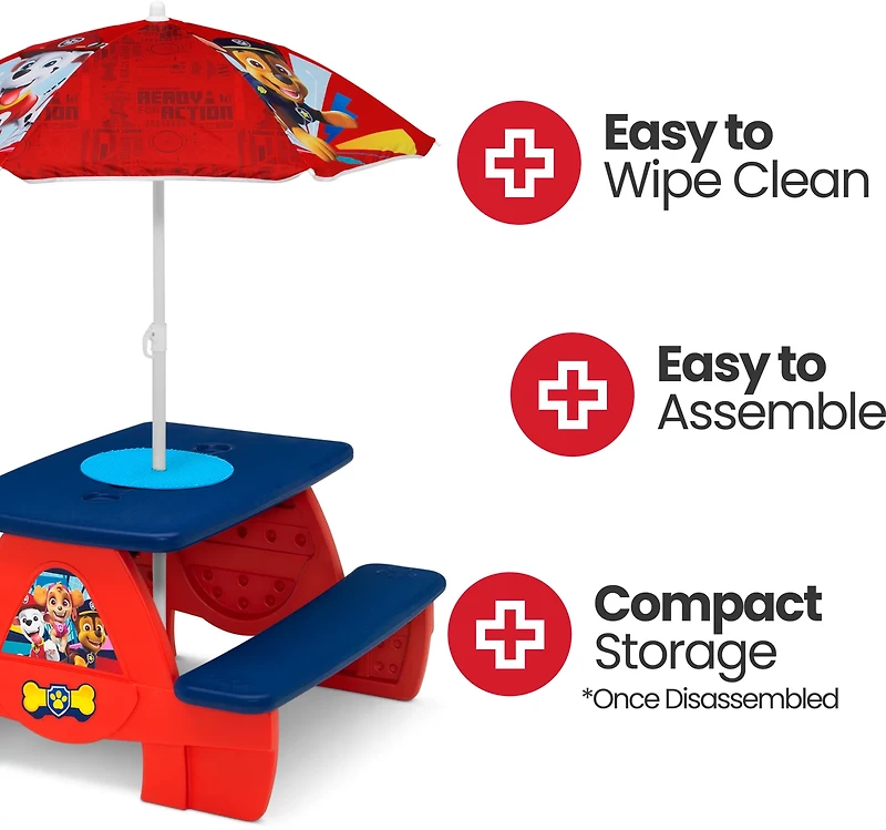 Delta Children Paw Patrol Picnic Table