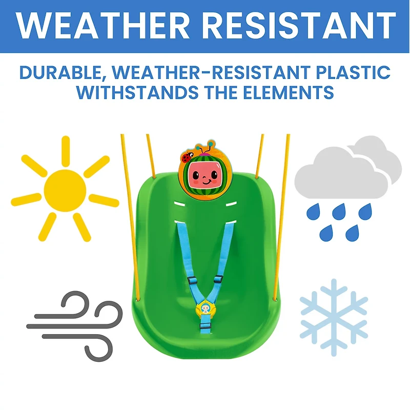 Delta Children Cocomelon 2-in-1 Swing