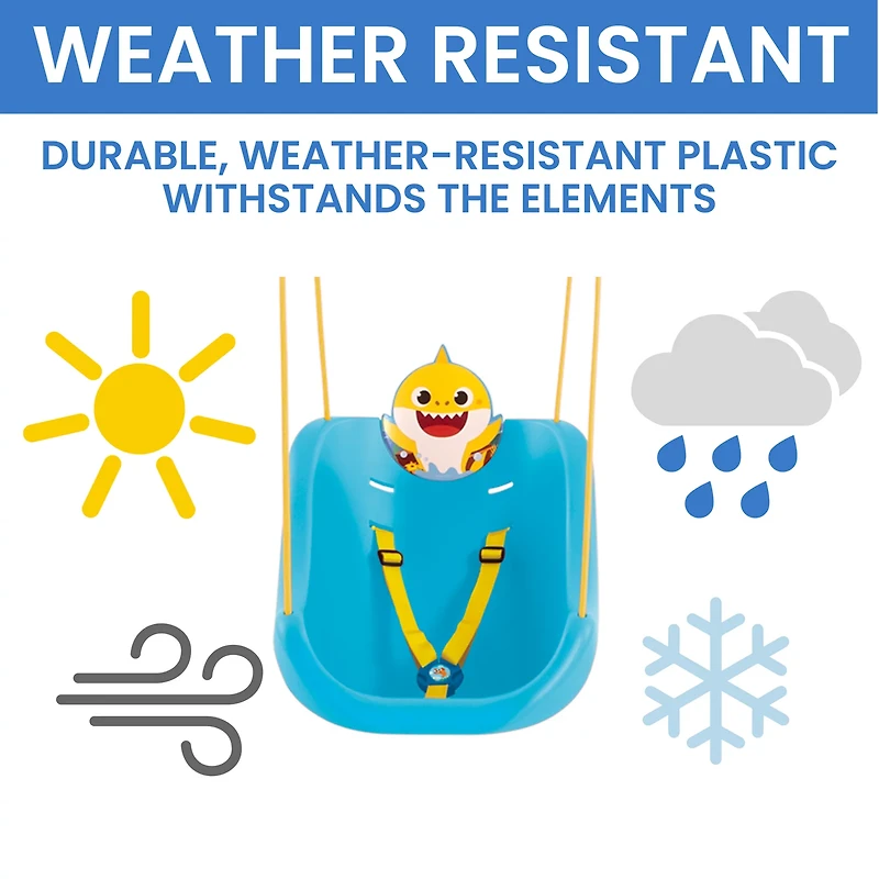 Delta Children Baby Shark 2-in-1 Swing