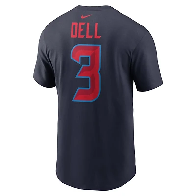 Nike Men's Houston Texans Tank Dell #3 Helmet Logo N&N Short Sleeve Tee